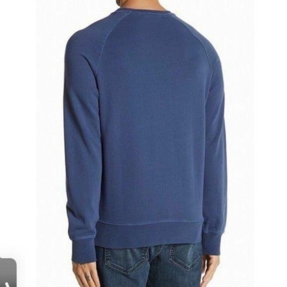 Slate & Stone Men Issac Crewneck Sweatshirt in Wasind Blue Size Extra La… - Picture 2 of 8